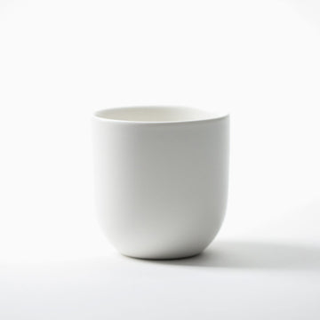 White, Lenny mug, ceramic latte mug