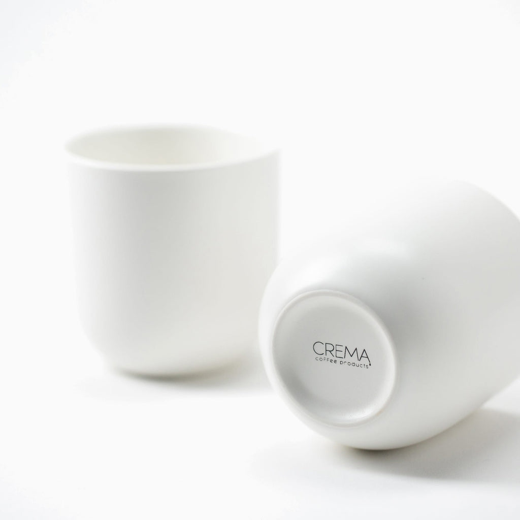 White, Lenny mug, ceramic latte mug