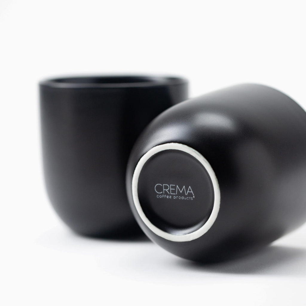 Black, Lenny mug, ceramic latte mug